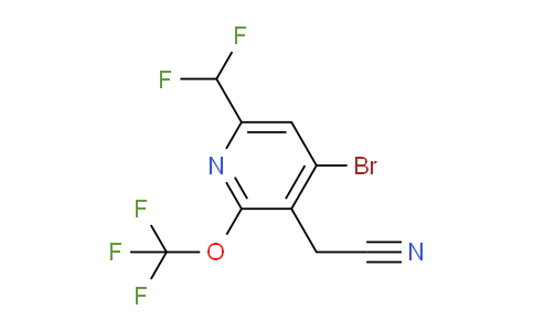 AM217284 | 1804728-68-4 | 4-Bromo-6-(difluoromethyl)-2-(trifluoromethoxy)pyridine-3-acetonitrile