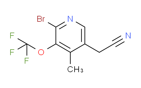 AM217287 | 1804602-23-0 | 2-Bromo-4-methyl-3-(trifluoromethoxy)pyridine-5-acetonitrile