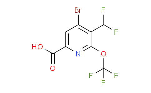 AM217292 | 1803965-62-9 | 4-Bromo-3-(difluoromethyl)-2-(trifluoromethoxy)pyridine-6-carboxylic acid
