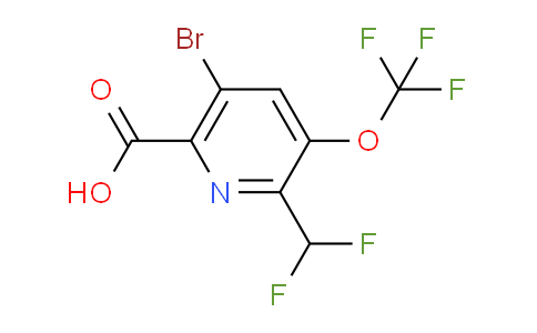 AM217294 | 1803681-41-5 | 5-Bromo-2-(difluoromethyl)-3-(trifluoromethoxy)pyridine-6-carboxylic acid