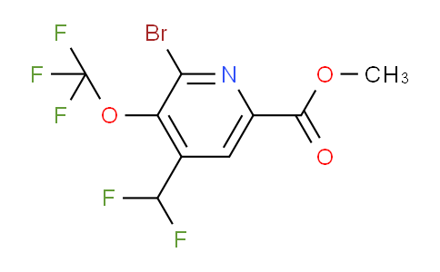 AM217296 | 1803681-43-7 | Methyl 2-bromo-4-(difluoromethyl)-3-(trifluoromethoxy)pyridine-6-carboxylate