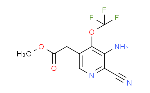 AM21730 | 1804014-84-3 | Methyl 3-amino-2-cyano-4-(trifluoromethoxy)pyridine-5-acetate