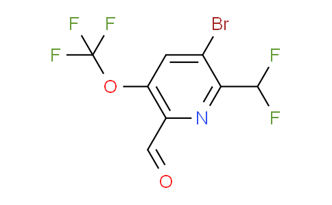 AM217302 | 1804547-98-5 | 3-Bromo-2-(difluoromethyl)-5-(trifluoromethoxy)pyridine-6-carboxaldehyde