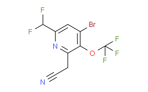 AM217306 | 1806236-18-9 | 4-Bromo-6-(difluoromethyl)-3-(trifluoromethoxy)pyridine-2-acetonitrile