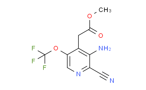 AM21731 | 1803488-04-1 | Methyl 3-amino-2-cyano-5-(trifluoromethoxy)pyridine-4-acetate