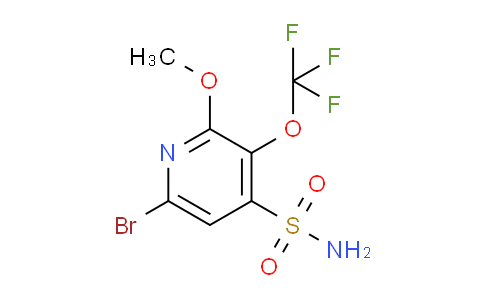 6-Bromo-2-methoxy-3-(trifluoromethoxy)pyridine-4-sulfonamide