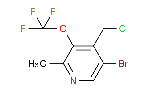 5-Bromo-4-(chloromethyl)-2-methyl-3-(trifluoromethoxy)pyridine