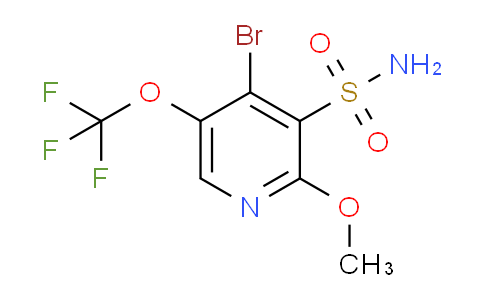 4-Bromo-2-methoxy-5-(trifluoromethoxy)pyridine-3-sulfonamide