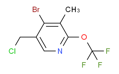 4-Bromo-5-(chloromethyl)-3-methyl-2-(trifluoromethoxy)pyridine