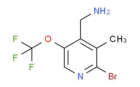 4-(Aminomethyl)-2-bromo-3-methyl-5-(trifluoromethoxy)pyridine