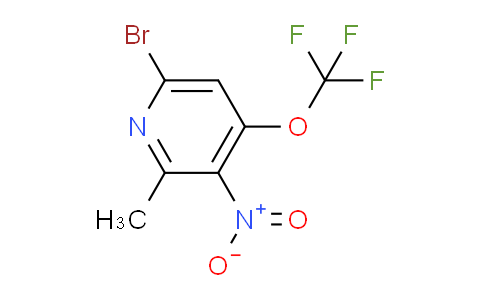 6-Bromo-2-methyl-3-nitro-4-(trifluoromethoxy)pyridine