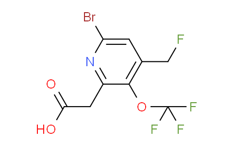 AM217328 | 1806079-69-5 | 6-Bromo-4-(fluoromethyl)-3-(trifluoromethoxy)pyridine-2-acetic acid