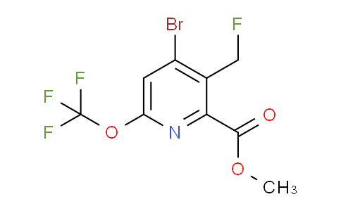 AM217342 | 1804602-91-2 | Methyl 4-bromo-3-(fluoromethyl)-6-(trifluoromethoxy)pyridine-2-carboxylate