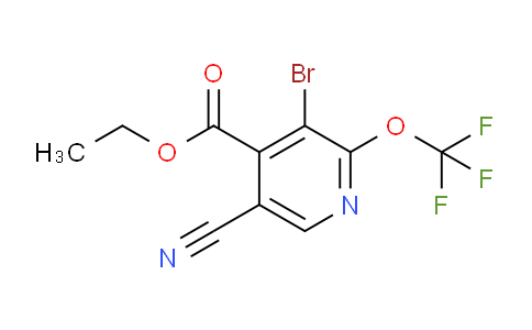AM217386 | 1803662-25-0 | Ethyl 3-bromo-5-cyano-2-(trifluoromethoxy)pyridine-4-carboxylate