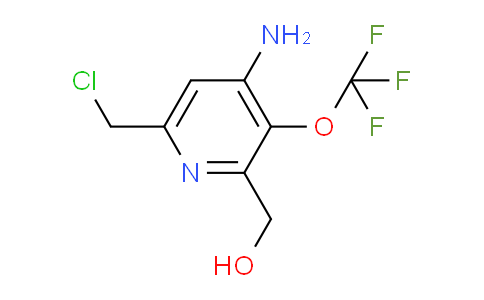 4-Amino-6-(chloromethyl)-3-(trifluoromethoxy)pyridine-2-methanol