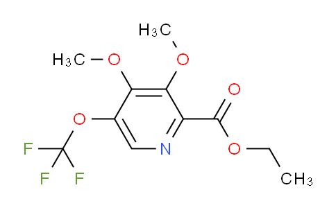 Ethyl 3,4-dimethoxy-5-(trifluoromethoxy)pyridine-2-carboxylate