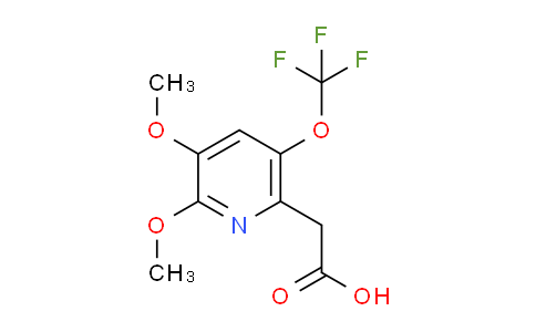 2,3-Dimethoxy-5-(trifluoromethoxy)pyridine-6-acetic acid