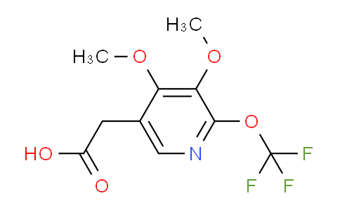 3,4-Dimethoxy-2-(trifluoromethoxy)pyridine-5-acetic acid