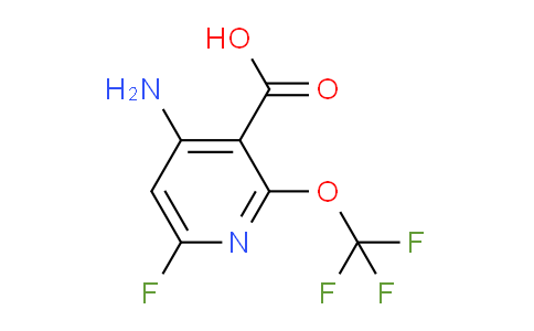 4-Amino-6-fluoro-2-(trifluoromethoxy)pyridine-3-carboxylic acid