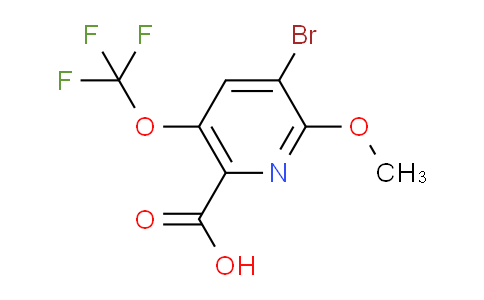 AM217425 | 1806088-76-5 | 3-Bromo-2-methoxy-5-(trifluoromethoxy)pyridine-6-carboxylic acid