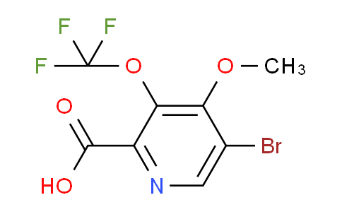 AM217427 | 1804617-71-7 | 5-Bromo-4-methoxy-3-(trifluoromethoxy)pyridine-2-carboxylic acid