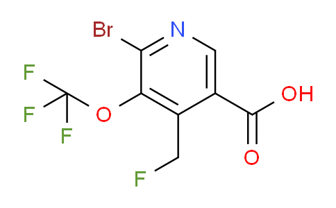 AM217440 | 1803528-64-4 | 2-Bromo-4-(fluoromethyl)-3-(trifluoromethoxy)pyridine-5-carboxylic acid
