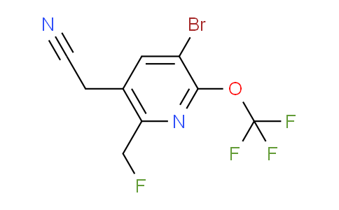 AM217454 | 1806224-58-7 | 3-Bromo-6-(fluoromethyl)-2-(trifluoromethoxy)pyridine-5-acetonitrile