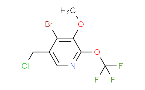 4-Bromo-5-(chloromethyl)-3-methoxy-2-(trifluoromethoxy)pyridine