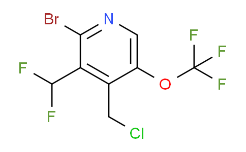 AM217481 | 1806206-06-3 | 2-Bromo-4-(chloromethyl)-3-(difluoromethyl)-5-(trifluoromethoxy)pyridine