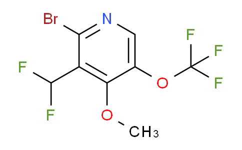 AM217492 | 1804633-90-6 | 2-Bromo-3-(difluoromethyl)-4-methoxy-5-(trifluoromethoxy)pyridine