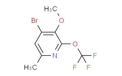 AM217524 | 1804394-54-4 | 4-Bromo-3-methoxy-6-methyl-2-(trifluoromethoxy)pyridine