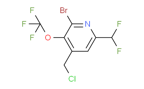 AM217526 | 1804654-34-9 | 2-Bromo-4-(chloromethyl)-6-(difluoromethyl)-3-(trifluoromethoxy)pyridine