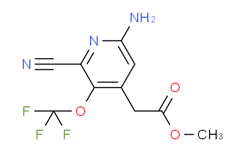 AM21753 | 1804450-95-0 | Methyl 6-amino-2-cyano-3-(trifluoromethoxy)pyridine-4-acetate