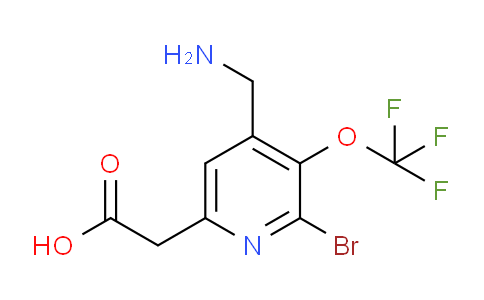AM217535 | 1803641-86-2 | 4-(Aminomethyl)-2-bromo-3-(trifluoromethoxy)pyridine-6-acetic acid