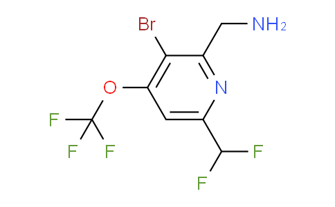 AM217536 | 1803576-38-6 | 2-(Aminomethyl)-3-bromo-6-(difluoromethyl)-4-(trifluoromethoxy)pyridine