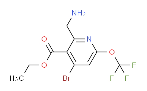 AM217547 | 1806204-26-1 | Ethyl 2-(aminomethyl)-4-bromo-6-(trifluoromethoxy)pyridine-3-carboxylate