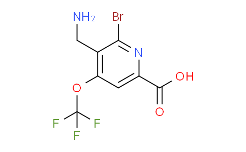 AM217554 | 1804619-27-9 | 3-(Aminomethyl)-2-bromo-4-(trifluoromethoxy)pyridine-6-carboxylic acid