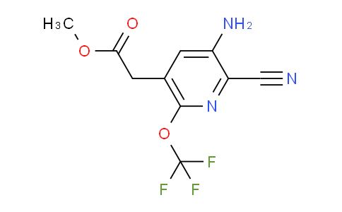 AM21756 | 1806188-29-3 | Methyl 3-amino-2-cyano-6-(trifluoromethoxy)pyridine-5-acetate