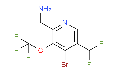AM217575 | 1804656-11-8 | 2-(Aminomethyl)-4-bromo-5-(difluoromethyl)-3-(trifluoromethoxy)pyridine
