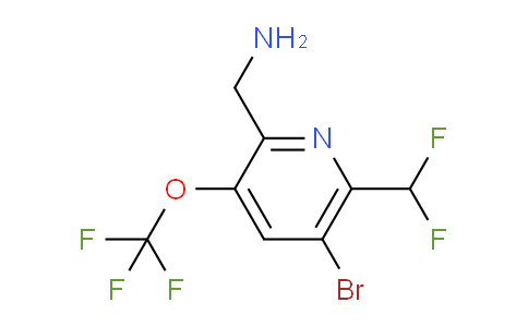 AM217577 | 1804620-18-5 | 2-(Aminomethyl)-5-bromo-6-(difluoromethyl)-3-(trifluoromethoxy)pyridine