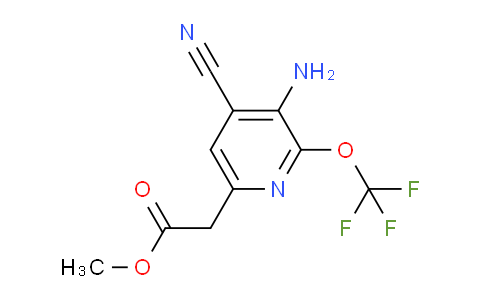 AM21758 | 1803488-10-9 | Methyl 3-amino-4-cyano-2-(trifluoromethoxy)pyridine-6-acetate