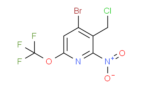 4-Bromo-3-(chloromethyl)-2-nitro-6-(trifluoromethoxy)pyridine
