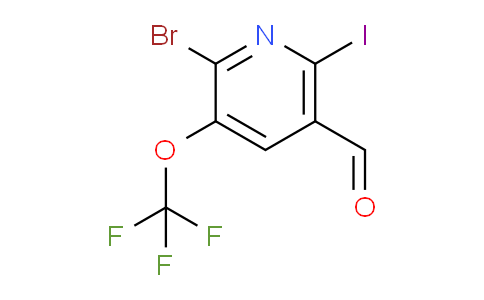 AM217603 | 1804580-31-1 | 2-Bromo-6-iodo-3-(trifluoromethoxy)pyridine-5-carboxaldehyde
