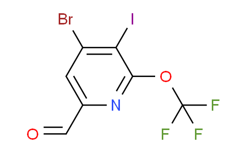 AM217605 | 1803948-58-4 | 4-Bromo-3-iodo-2-(trifluoromethoxy)pyridine-6-carboxaldehyde
