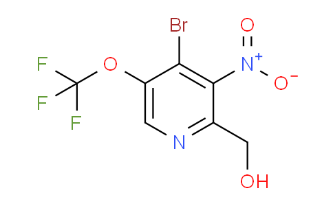 4-Bromo-3-nitro-5-(trifluoromethoxy)pyridine-2-methanol