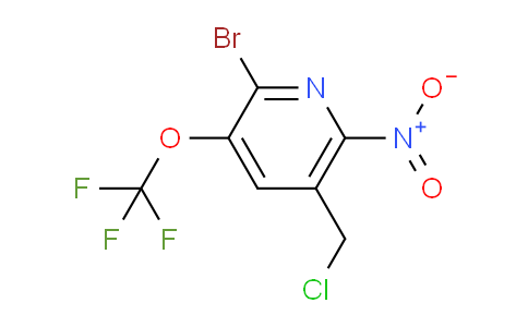 2-Bromo-5-(chloromethyl)-6-nitro-3-(trifluoromethoxy)pyridine