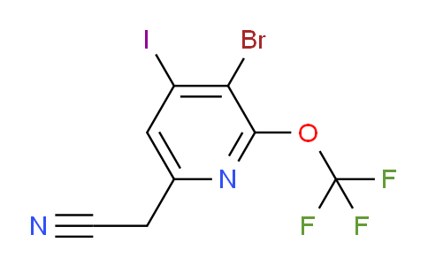 AM217657 | 1806116-49-3 | 3-Bromo-4-iodo-2-(trifluoromethoxy)pyridine-6-acetonitrile