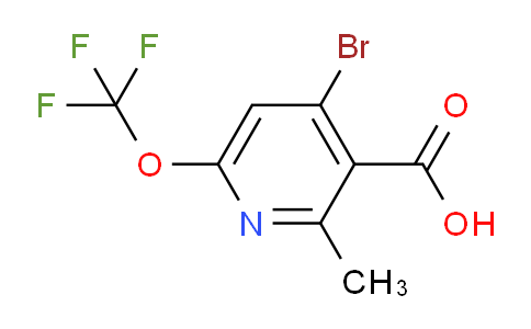 AM217658 | 1804399-70-9 | 4-Bromo-2-methyl-6-(trifluoromethoxy)pyridine-3-carboxylic acid
