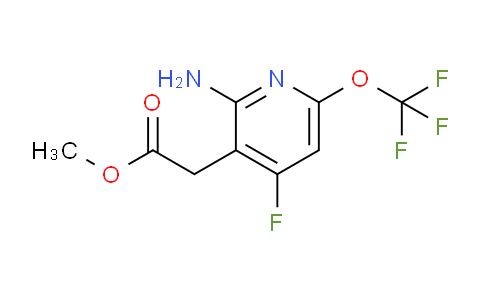 Methyl 2-amino-4-fluoro-6-(trifluoromethoxy)pyridine-3-acetate