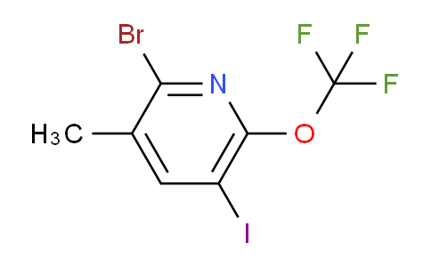2-Bromo-5-iodo-3-methyl-6-(trifluoromethoxy)pyridine